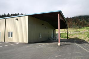 Metal Building Canopy