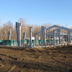 Pre-engineered steel building construction