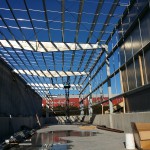 Metal building roof support