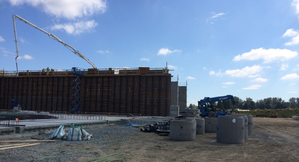 mushroom composting facility