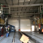 Pre-engineered steel building interior